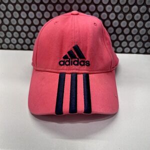 Adidas Hat Cap Womens Strap Back Black Pink Adjustable Casual Ladies Outdoors